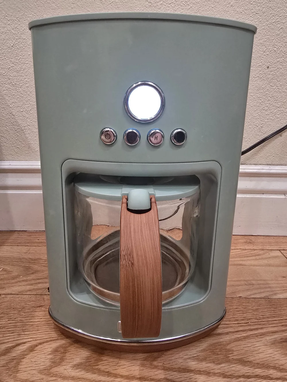 Haden Dorchester Ultra Silt Sage Compact 10 Cup Programmable Drip Coffee Maker